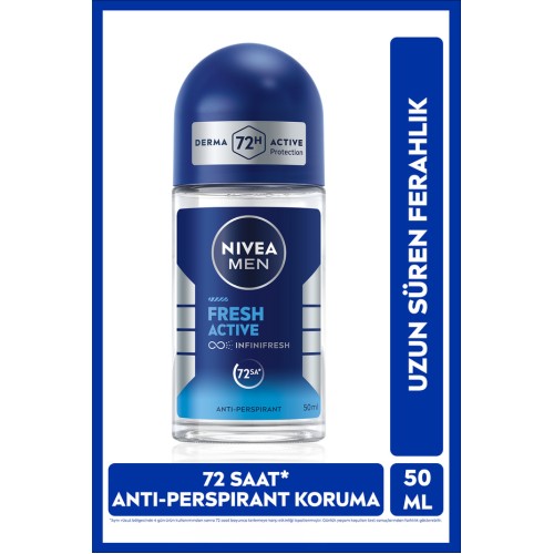 Nivea Men Fresh Active Roll-on Deodorant 50 ml Nivea Men Fresh Active Roll-on Deodorant 50 ml